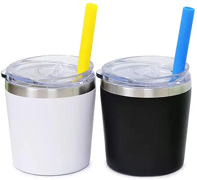 Kid's Cups, Sippy Cups, Steel Cups with Straws