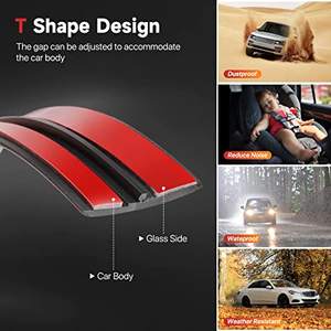 <span class=keywords><strong>Joint</strong></span> en caoutchouc en forme de T pour <span class=keywords><strong>pare</strong></span>-<span class=keywords><strong>brise</strong></span> de voiture, protection contre les intempéries, pour <span class=keywords><strong>pare</strong></span>-<span class=keywords><strong>brise</strong></span> avant et toit ouvrant - Product Image 3