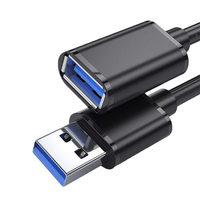 Câble d'extension USB3.0 mâle vers femelle USB 3.0 2.0 Fil pour Smart TV PS4 5 Gbps Câble de transfert de synchronisation USB