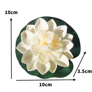 Décoration Flottante de <span class=keywords><strong>Nénuphar</strong></span> Lotus Artificiel <span class=keywords><strong>pour</strong></span> <span class=keywords><strong>Aquarium</strong></span>, Bassin à Poissons, et Aquascaping - Accessoires - Product Image 4