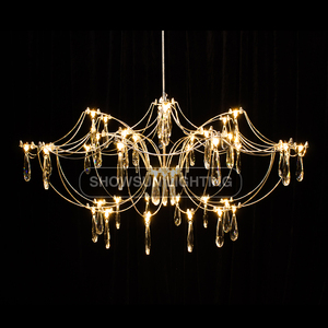 Lampadario di cristallo di Lustre lampada <span class=keywords><strong>a</strong></span> <span class=keywords><strong>sospensione</strong></span> moderna per soggiorno <span class=keywords><strong>camera</strong></span> da pranzo - Product Image 1