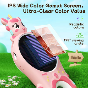 370-Với Shell-Hồng Trẻ Em Xách Tay Kính hiển vi Kỹ Thuật Số Magnifying Bằng Một Mắt Túi Cầm Tay Mini 1080P 500x2Inch Trẻ Em Đồ Chơi - Product Image 4