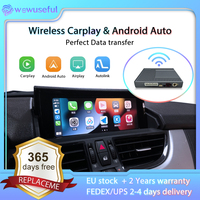 Kartu nirkabel untuk BMW Seri 5 7 F10 F11 F07 GT F01 F02 F03 F04 CIC CCC NBT EVO Android Mirror Link fungsi AirPlay CarPlay
