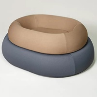 100% lit pour chien chauffant en latex lit pour chien doux intérieur apaisant luxueux lavable tapis de lit pour animaux de compagnie