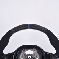 Volant en cuir suédé en fibre de carbone pour BMW M2/M3/M4 X3 X5 G87 G80 G82 G20 G21 2020-2024, design sport performance LCI