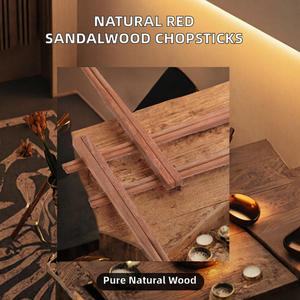 Palillos de Madera Natural para el Hogar, Estilo Antiguo, de Sándalo Rojo y Caoba, Sin Laca ni Cera, Ecológicos y Lisos - Product Image 2