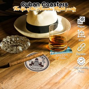 Ensemble de sous-verres en cuir pleine fleur de haute qualité Logo personnalisé cadeau d'affaires tapis de Table basse tapis de tasse peau de vache - Product Image 3