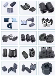 Niken-kẽm can thiệp lá chắn Ferrite từ vòng lõi lọc 3mm/5mm/7mm/9mm/11mm/13mm USB <span class=keywords><strong>EMI</strong></span> tiếng ồn ức chế Cáp Clip - Product Image 4