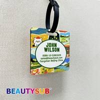 Étiquettes de bagages vierges en MDF rectangulaires, finition mate blanche, sublimables, Longstar, 3 mm, pour transfert thermique, idéales pour les cadeaux de vacances