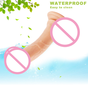 Simulador de Pene de 19 cm, Dildo Artificial Manual para Mujeres, Juguete de Autoestimulación - Product Image 4