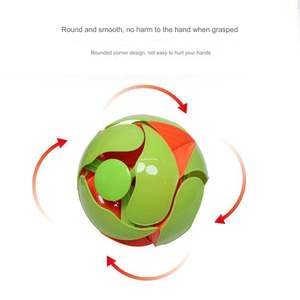 Balle magique double couleur, jouet sportif amusant, jouet sensoriel changeant de couleur, jouet à lancer à la main pour enfants et adultes, haute qualité - Product Image 4