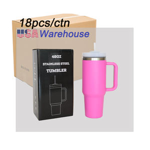 Vaso Térmico de 40oz con Aislamiento al Vacío, Recubrimiento en Polvo Azul y Base Plateada H2.0, con Funda de Silicona (Envío desde Almacén en EE. UU.) - Product Image 2