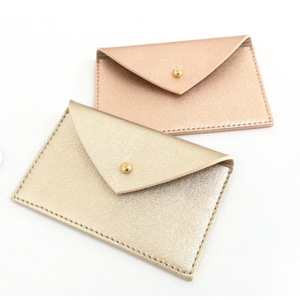 Wholesale custom PU leather coin <b>purses</b>, Korean style fresh and <b>cute</b> coin organizers, creative portable envelope pouches. - Product Image 3