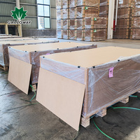Panneau MDF/HDF apprêté 12mm 15mm 18mm 22mm 25mm, panneau de fibres simple pour plinthes, bordures et moulures en MDF