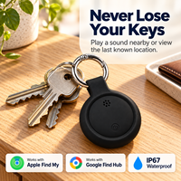 Localisateur de clés et balise intelligente BLE, compatible avec Apple Find My et Google Find Hub, système double, traceur Bluetooth pour usage quotidien