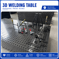 Table de soudage 3D D16/D28, surface nitrurée anti-éclaboussures, pour la soudure de pièces en acier de construction