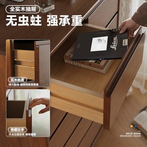Solid Wood <b>Chest</b> Of Drawers Five Drawer <b>Storage</b> Cabinet For Bedroom Living Room Modern Design - Product Image 4