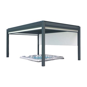 Pergola Motorizada de Aluminio Ajustable e Impermeable Proway Gzb-c07 Bibo Smart con Luces LED para Exteriores, Gazebo con Techo de Láminas para Spa - Product Image 3