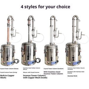 Destilador Doméstico Pequeño, Purificador de Agua, Comercial, Enchufable 220V, Extractor de Aceites Esenciales, Equipo de Destilación Automática Doble - Product Image 5