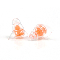 Bouchons d'oreilles Hi-fi basse en option avec filtre métallique multicolore mignon adaptés au travail aérien disponibles