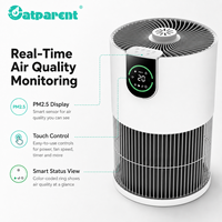 Purificateur d'air pour animaux domestiques, purificateur d'air portable pour la maison, pour chiens et chats, élimination des odeurs et des squames, filtre HEPA intelligent