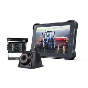 Voiture Android robuste IP67 7 pouces, tablette de camion avec caméras AI ADAS DMS, enregistrement de surveillance vidéo, détection d'angle mort,