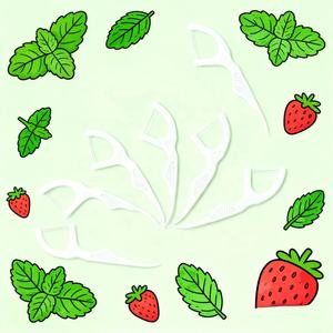 Matériaux de qualité alimentaire avec des saveurs personnalisées, doux pour les gencives, outils de soins bucco-dentaires, cure-dents, bâtonnets, cure-dents à fil <span class=keywords><strong>dentaire</strong></span> - Product Image 2