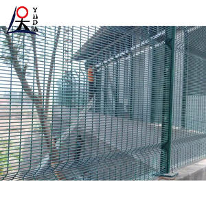 야외 <span class=keywords><strong>358</strong></span> 높은 보안 용접 메쉬 펜싱 안티 등반 아연 도금 용접 울타리 정원 보안 패널 - Product Image 6