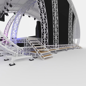 Truss de iluminación redonda de escenario personalizado, soporte de truss circular, sistema de truss de techo de aluminio para eventos al aire libre - Product Image 1