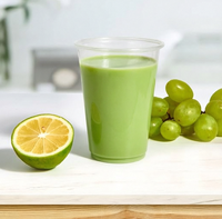 Gobelets en plastique transparent de 9 à 20 oz, parfaits pour les boissons froides lors de fêtes d'anniversaire, pique-niques, célébrations et mariages.