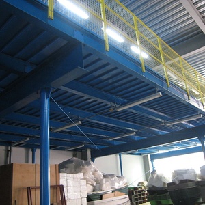 Tùy chỉnh q235b kim loại tầng lửng gác mái Kệ gác xép nền tảng thép kho văn phòng nhiệm vụ nặng nề tầng lửng Hệ thống kệ - Product Image 6