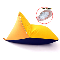 Fauteuil pouf de rangement super doux personnalisé pour adultes, design japonais moderne, adapté à l'extérieur, ensemble de canapés paresseux en tissu