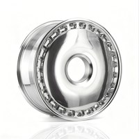 Rines de Aleación de Aluminio Forjado Ligeros, Nuevos, Plateados Cromados, de 20 Pulgadas, 5x112, Diseño Cóncavo Profundo, Acabado Pulido, Personalizados OEM