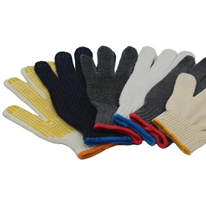 ถุงมือทำงานป้องกันการบาด ทนทาน ระบายอากาศได้ดี  แบบถักสีขาว เบอร์ 7/10  สำหรับผู้หญิงและผู้ชาย - Product Image 1