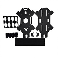 Kit de châssis de drone FPV en fibre de carbone 3K de type X de 13 pouces, empattement de 539 mm, accessoires de châssis de quadricoptère longue portée