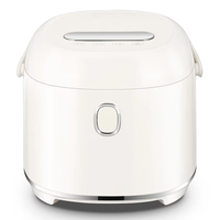 Cuiseur à riz électrique intelligent de 3L avec contrôle numérique automatique Pot en céramique multicuiseur à faible teneur en sucre Tasse à mesurer carrée pour la maison et l'hôtel