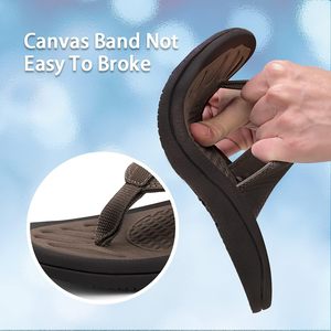 Sandali Bosirui con Supporto per l'Arco Plantare, <span class=keywords><strong>Ciabatte</strong></span> Casual Estive Sportive in Gomma, Fascia in EVA, Pelle e Tessuto di Cotone per Uomo BSR-S1127003 - Product Image 5