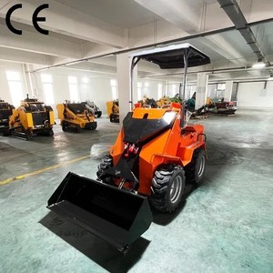 Good Quality Mini Gasoline Skid Steer Multi Functional Skid <b>Sliding</b> Loader <b>Small</b> Shovel WheelTracked Loader - Product Image 6