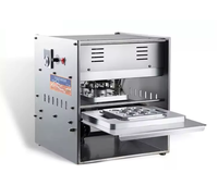 Machine de scellage semi-automatique pour cornets de crème glacée, scelleuse thermique personnalisée pour tubes en papier imprimés pour l'emballage de snacks