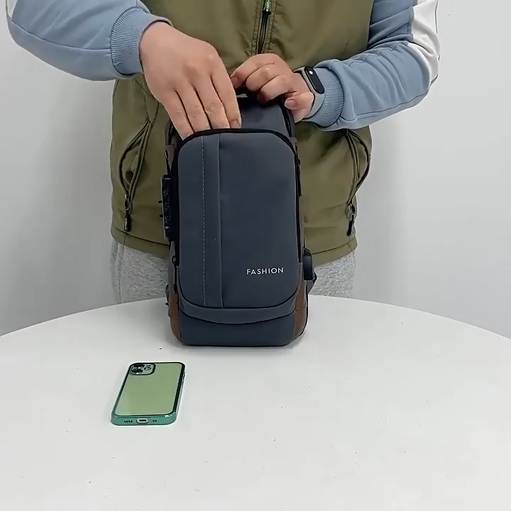 Men Chest Bag Waterproof Anti-thief Travel Pack