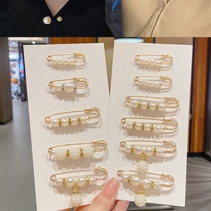 Broche de Perlas Ajustable de Alta Calidad para Cintura, Fijador de Ropa, Antideslizante, para Mujer, Estilo Senior, Venta al por Mayor - Product Image 5