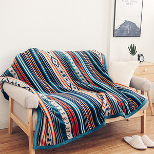 Manta de franela cálida con diseño personalizado, manta bohemia de felpa suave - Product Image 2