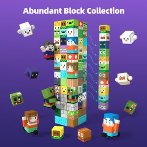 100 Pezzi Blocchi Magnetici in Plastica per Bambini e Bambine, Cubi Magnetici per <span class=keywords><strong>Giochi</strong></span> di Costruzione, Sviluppo della Creatività, Regalo di Compleanno per Bambini - Product Image 4