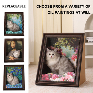 BunnyHi MZB006 visión 4D mejorada fotografía de mascotas pinturas de fama mundial juego decorativo pintura al óleo de lujo cama de Casa de gato - Product Image 5