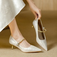 Chaussures à talons hauts pour femmes, élégantes et sexy, talons fins, talons hauts à bout pointu et pailletés
