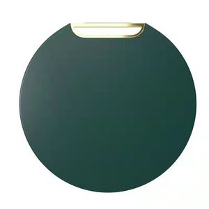 Green Round Double-Sided PE Cutting Board 32cm Non-Slip Kitchen Chopping Board For Vegetables And Fruits - Product Image 4