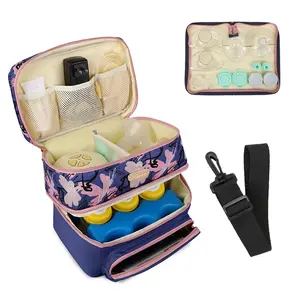 Breast Pump Bag Backpack Pumping Bags with Cooler for Work Mom