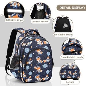 Sac à dos scolaire unisexe grande capacité imperméable pour élèves du primaire, motif personnalisé imprimé avec des personnages pour enfants - Product Image 5