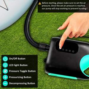 <span class=keywords><strong>Inflador</strong></span> de Kayak SUP, fuente de alimentación de coche con cable Digital 12V bomba de aire eléctrica <span class=keywords><strong>inflador</strong></span>, bomba de tabla de <span class=keywords><strong>Paddle</strong></span> de pie para tabla de <span class=keywords><strong>surf</strong></span> - Product Image 4