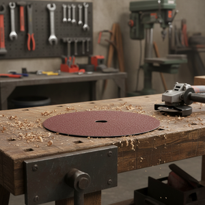 Disco Abrasivo con Supporto in Fibra BOX 5 7', Grana 24, TRUPER - Product Image 3